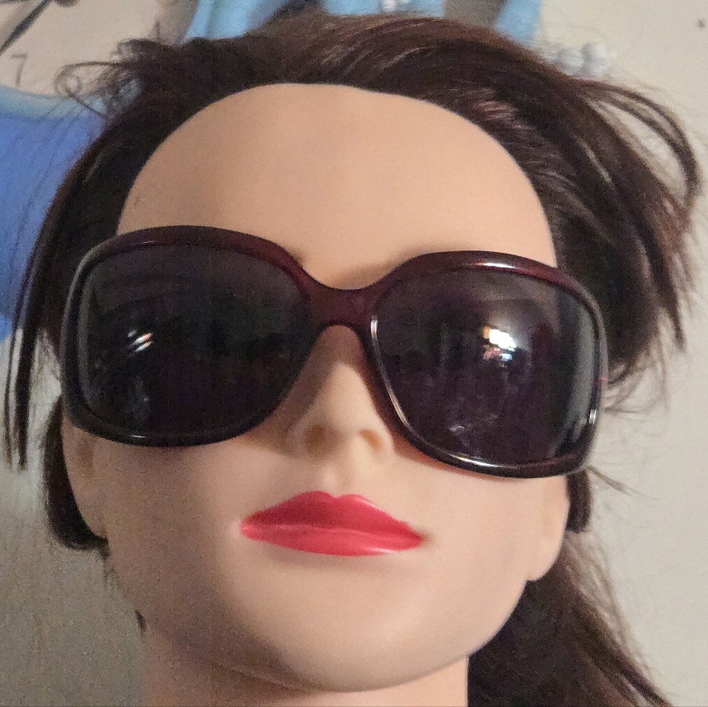 Chopard Sunglasses with Deep Red and Gold Hues